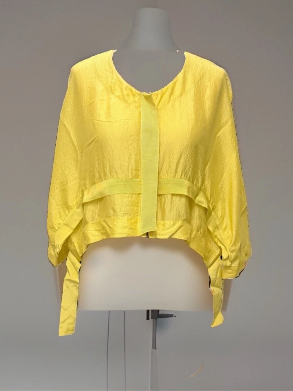 Yellow Sheer Women's Top